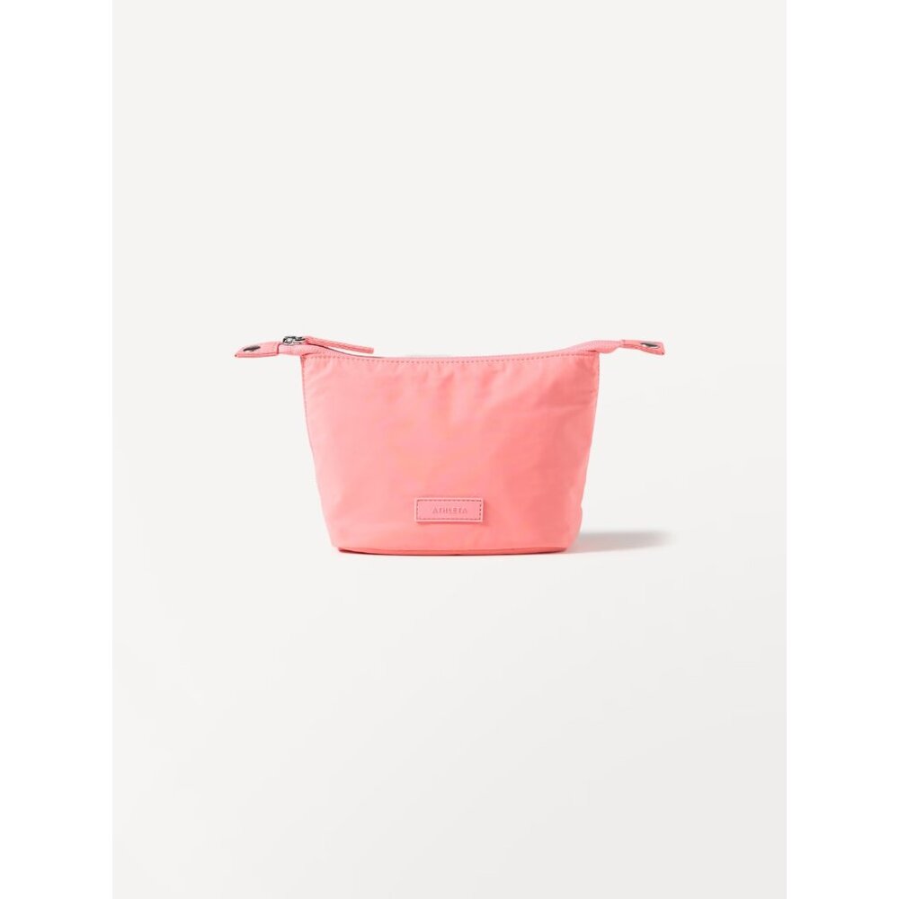 Athleta All About Small Cosmetic Pouch Mimosa Pink Makeup Bag